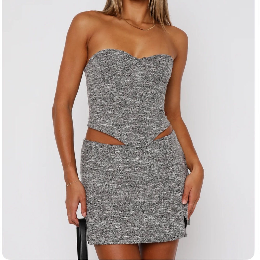 Stylish Black Marle Skirt